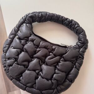 COS Black Mini Quilted Bag